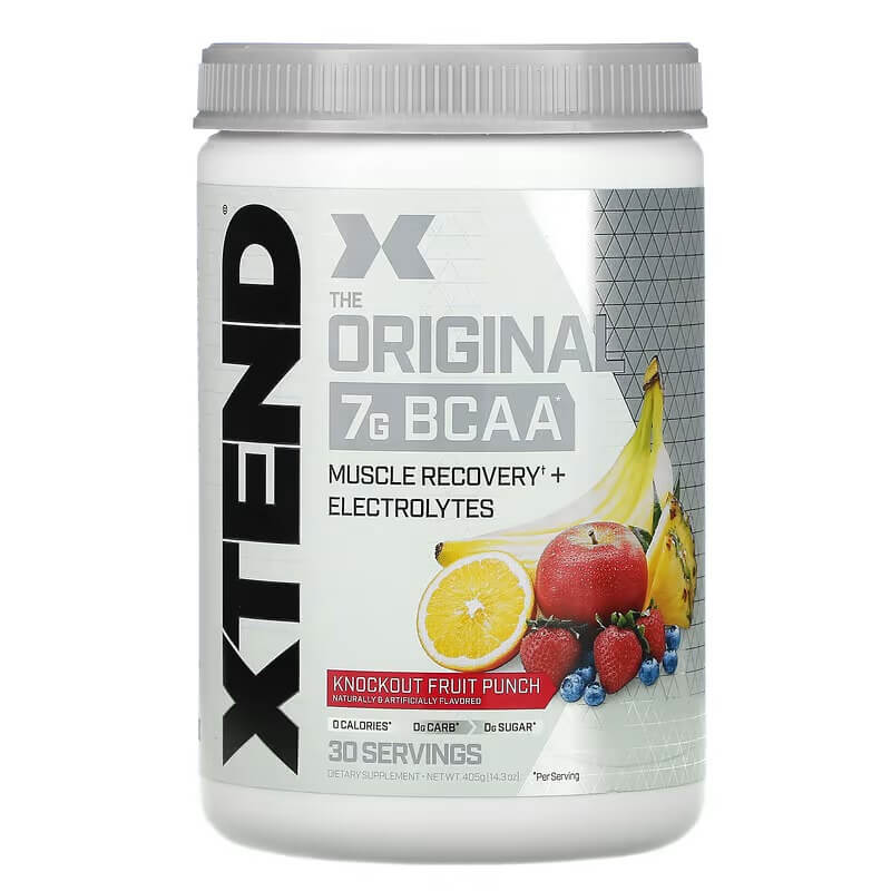 أحماض أمينية BCAA Xtend بنكهة الفاكهة 7 جرام، 405 جرام