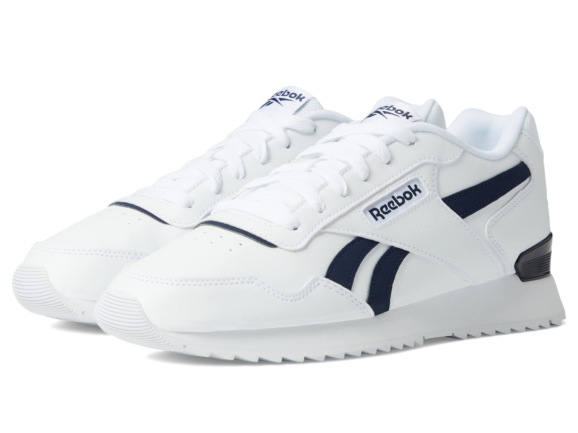 حذاء رياضي Reebok Glide Ripple Clip للرجال، أبيض/أسود