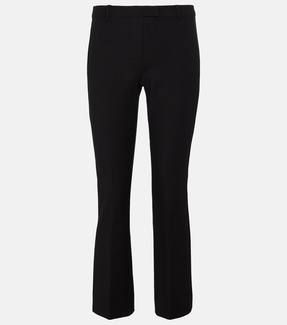 Umanita cotton blend cigarette trousers 'S MAX MARA, black