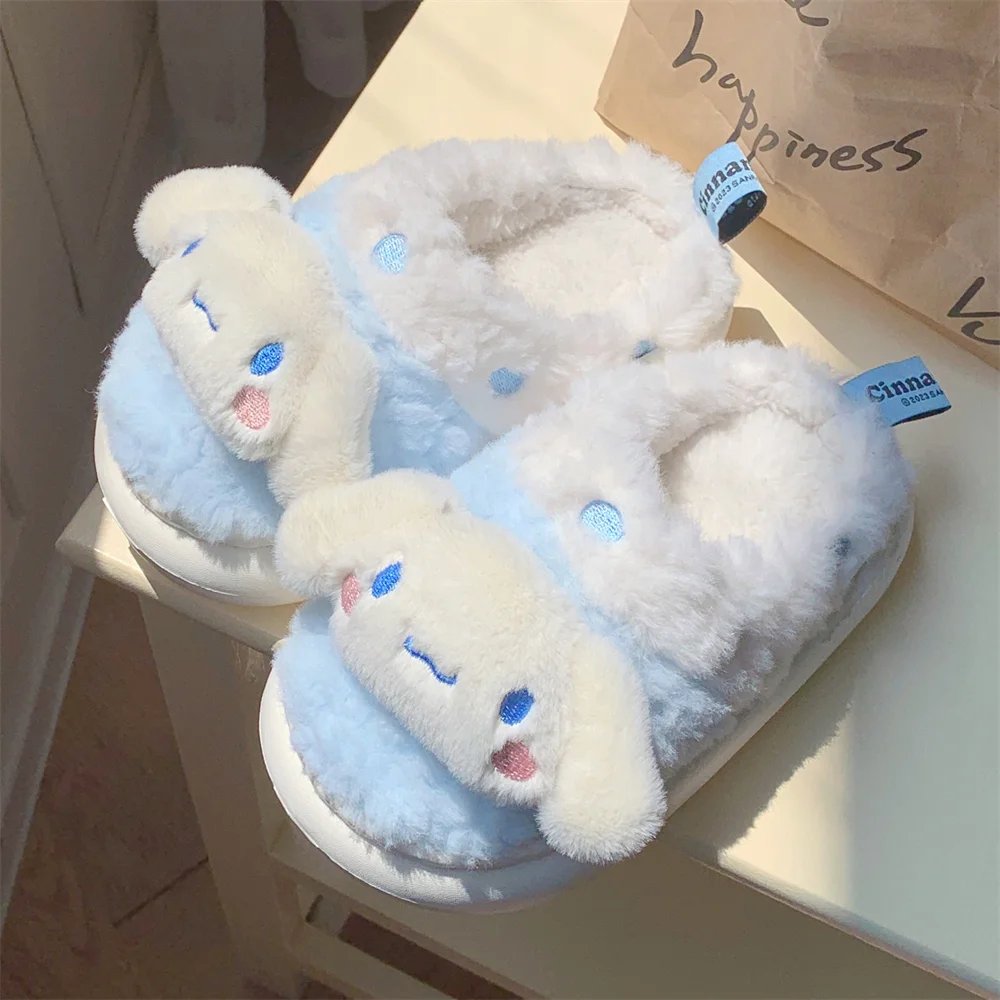 Xixitiao Yugui Dog House Slippers, Blue