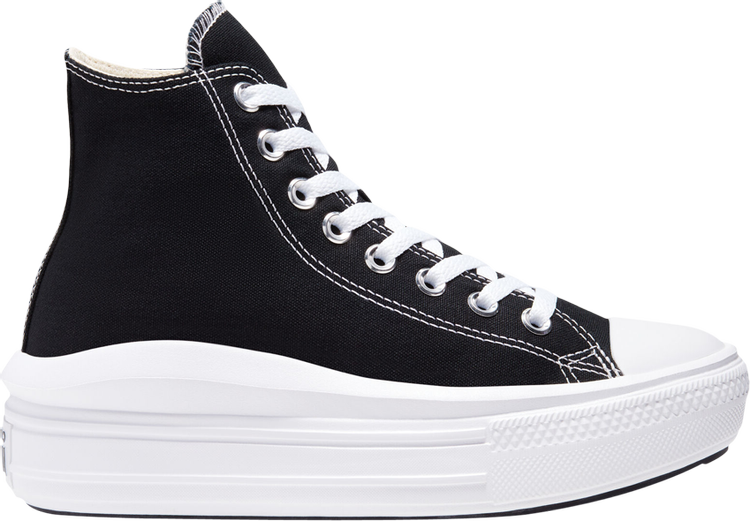 Converse Wmns Chuck Taylor All Star High Move Black White Sneakers