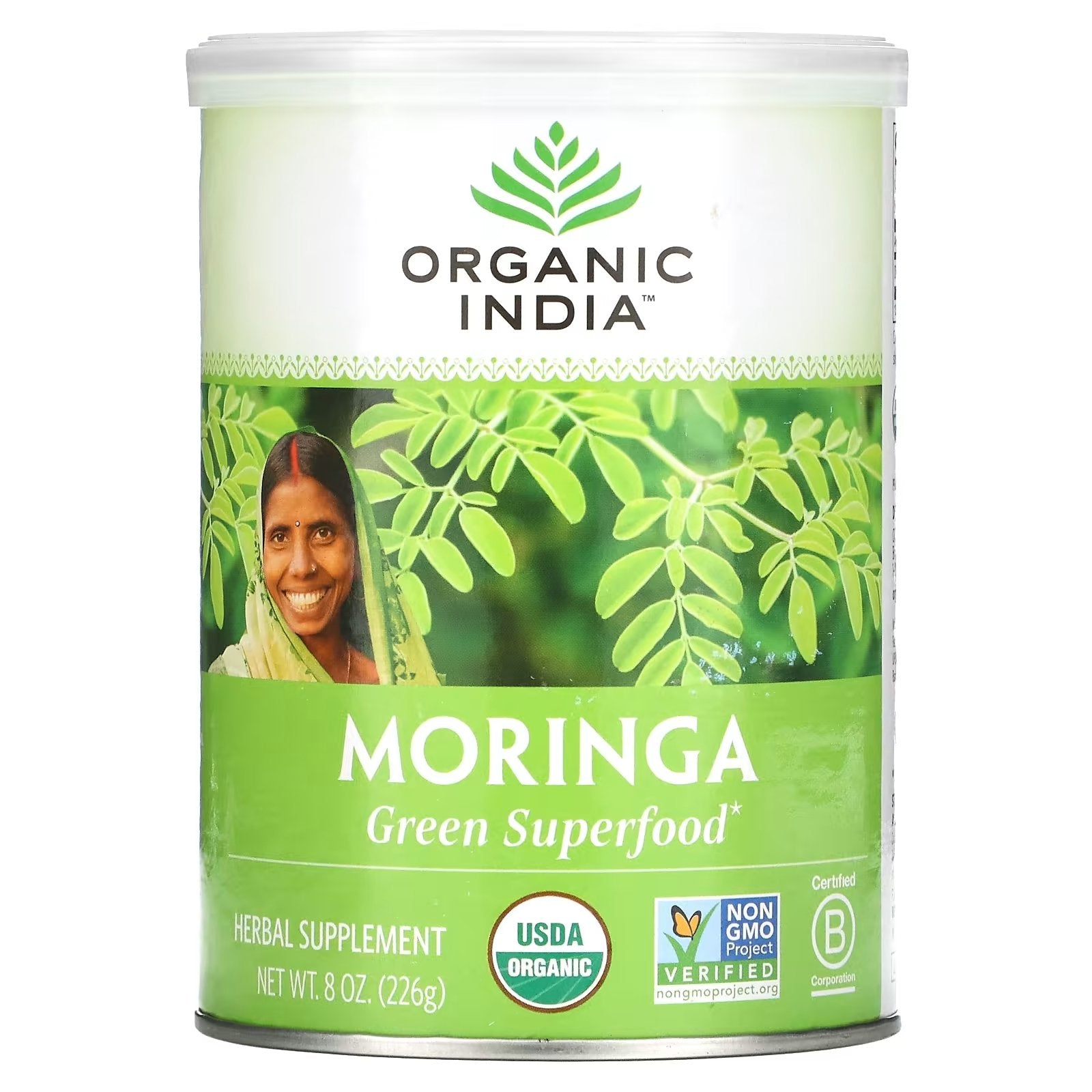 Green Superfoods Moringa Organic India, 226 g