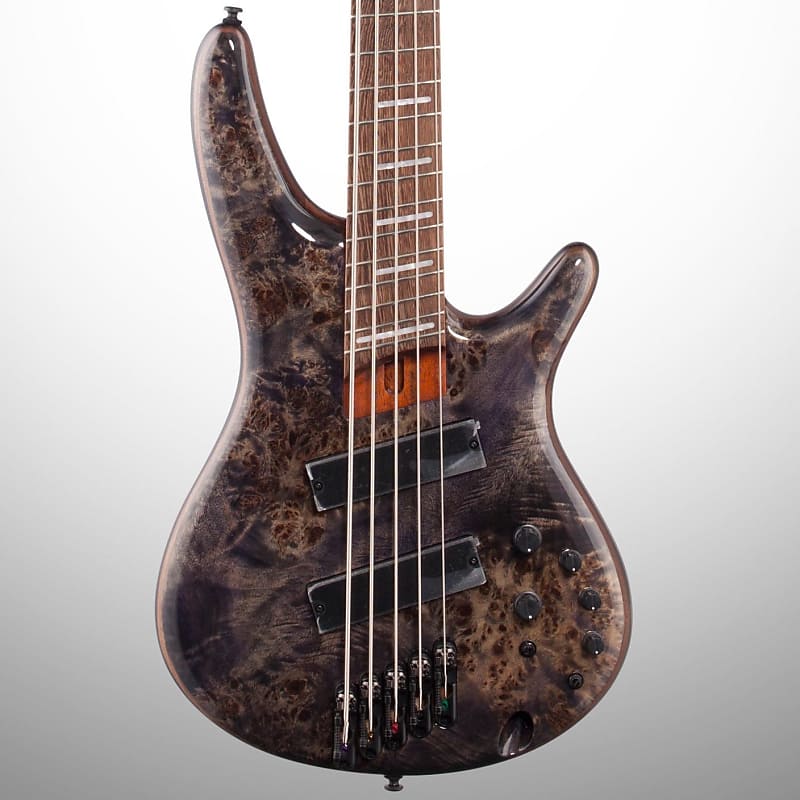 Ibanez SRMS805 Bass Workshop Multiscale Electric Bass Guitar, 5 Strings - Deep Twilight