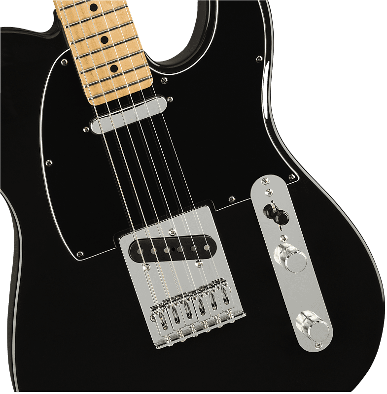 Fender Player Telecaster in black Player Telecaster with Maple Fretboard