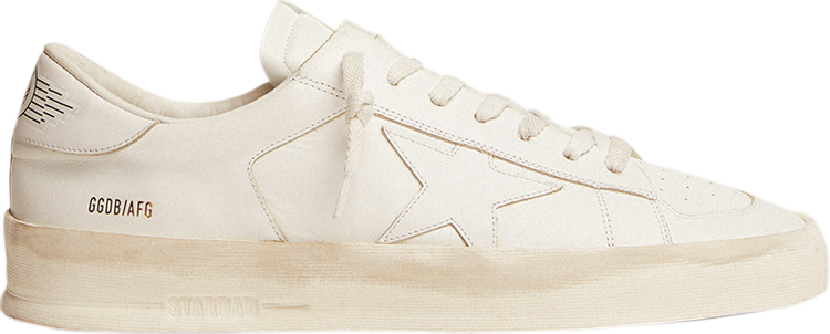 حذاء رياضي Golden Goose Stardan Total White، أبيض