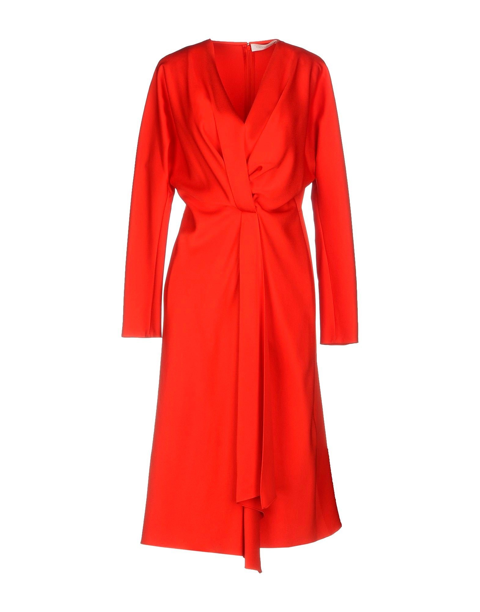 Victoria Beckham Midi Dress, red