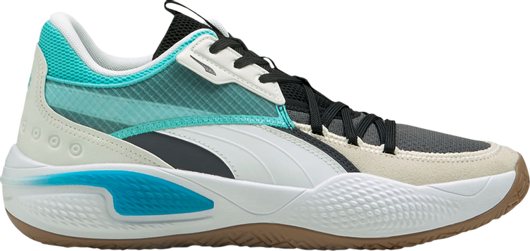 حذاء رياضي Puma Court Rider Summer Days - Elektro Aqua، أزرق