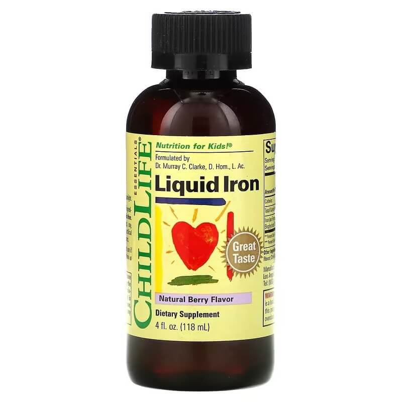 ChildLife liquid iron, berry flavor, 118 ml