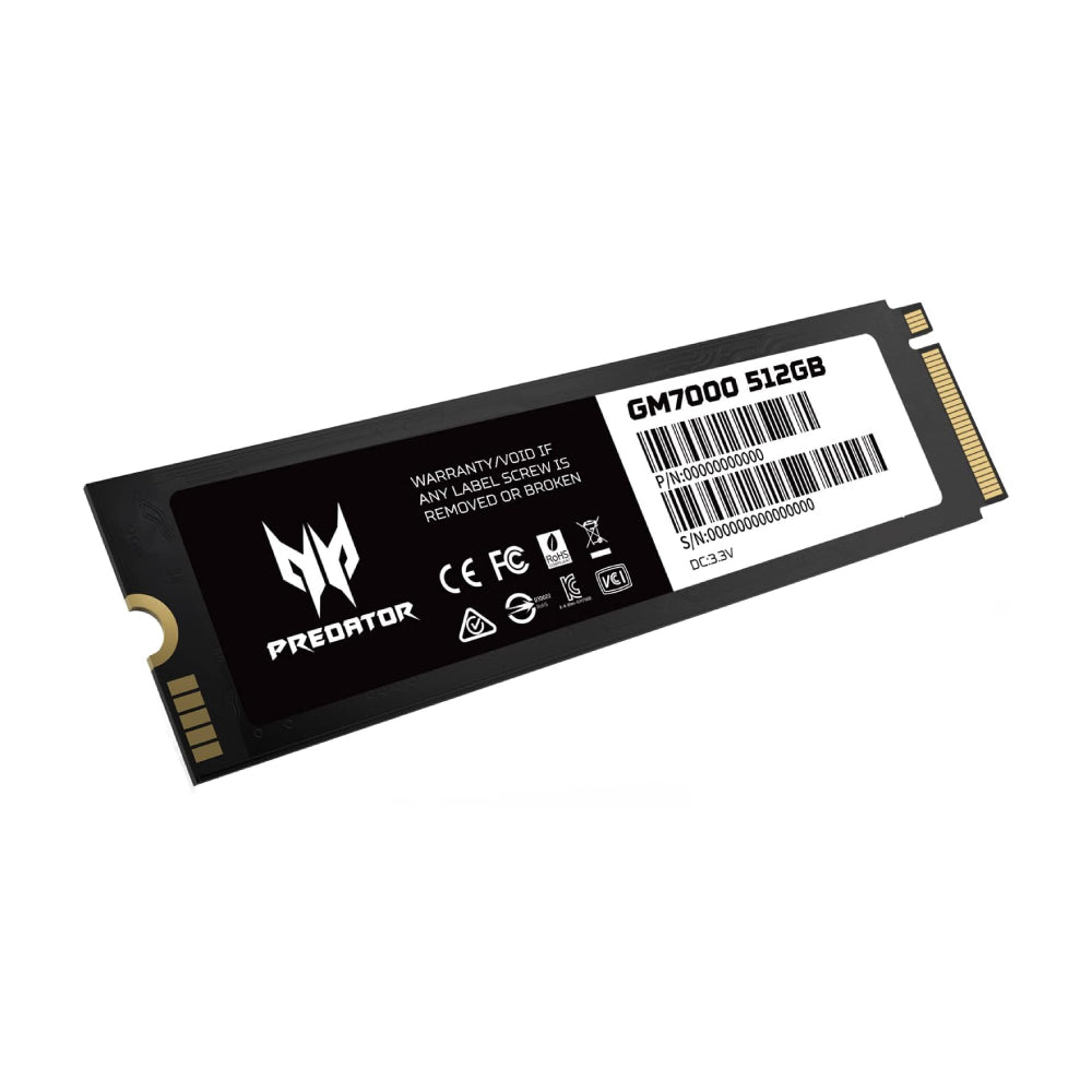 SSD داخلي لجهاز Acer Predator GM7000، سعة 512 جيجابايت، M.2 2280