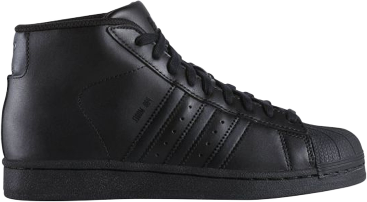 حذاء رياضي Adidas Pro Model J 'Triple Black' باللون الأسود