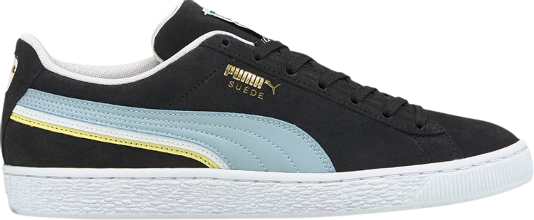 حذاء رياضي Puma Suede Triplex - أسود وأزرق ضبابي، أسود