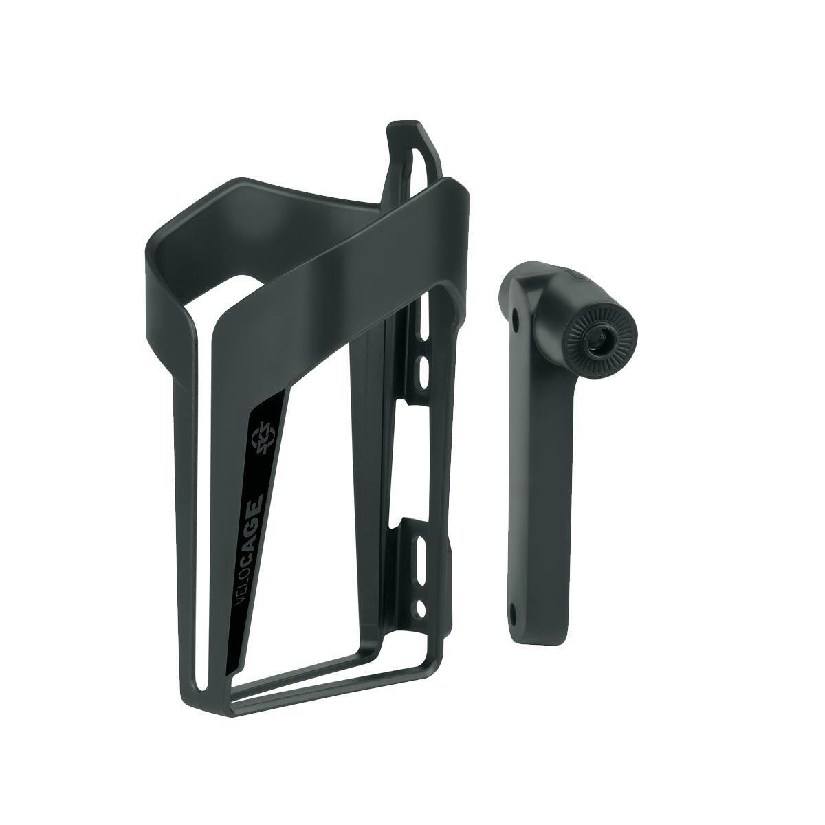 Com/Cage Velo Bottle Cage - Black SKS, Black / Black / Black