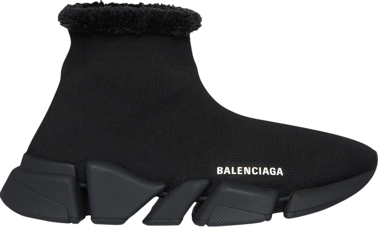 حذاء رياضي Balenciaga Wmns Recycled Speed ​​2.0 باللون الأسود