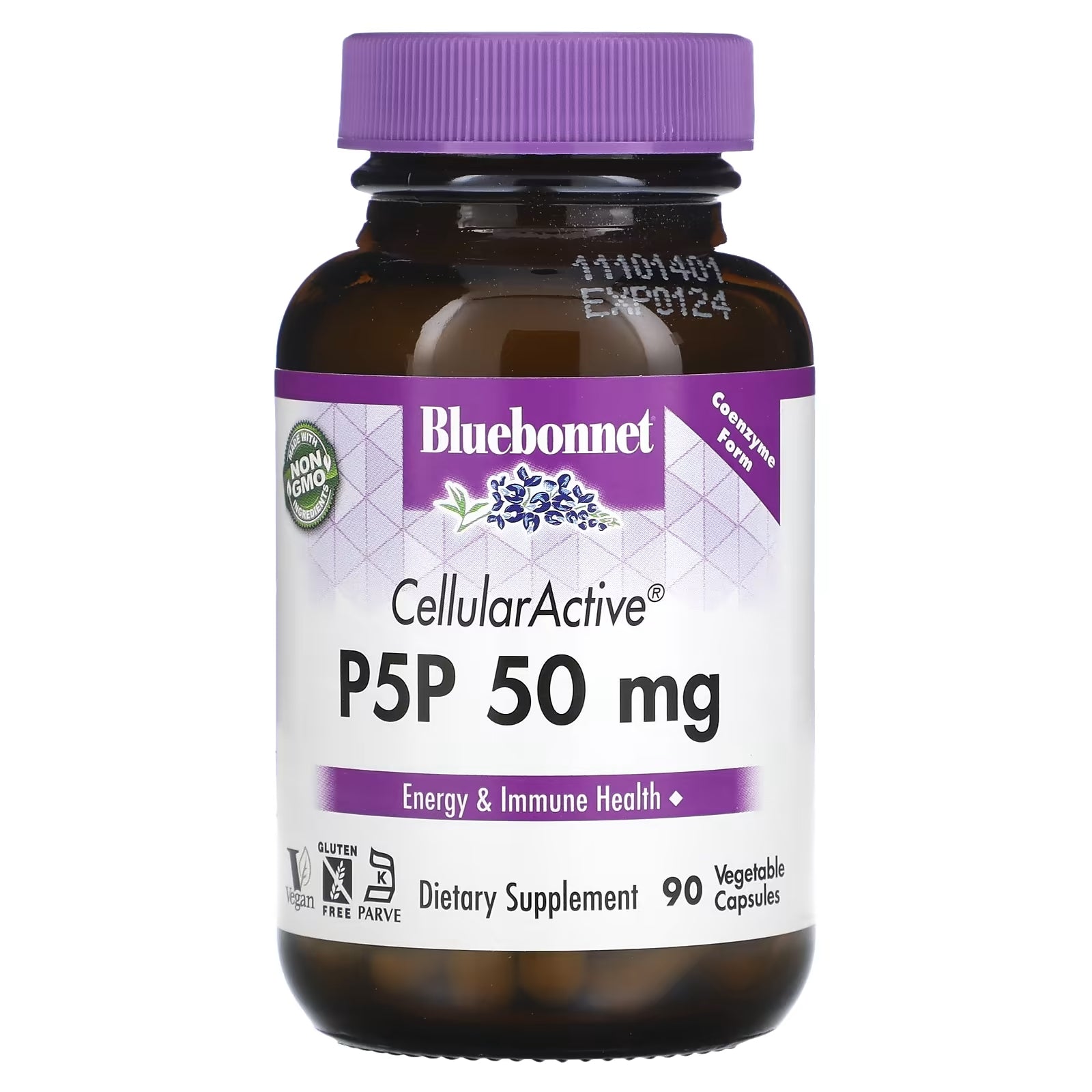 Bluebonnet Nutrition P-5-P 50 mg, 90 Vegetarian Capsules