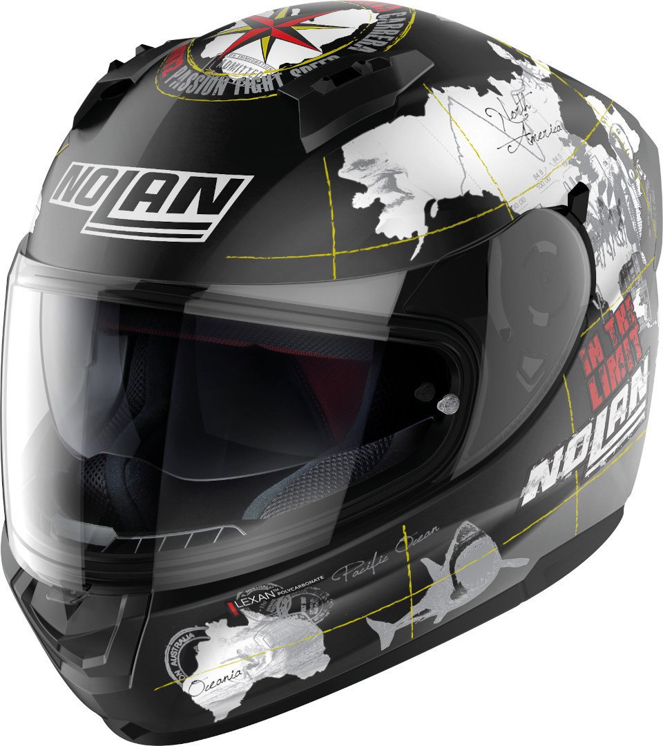 Nolan N60-6 Gemini Replica C. Checa Helmet, black/gray/red