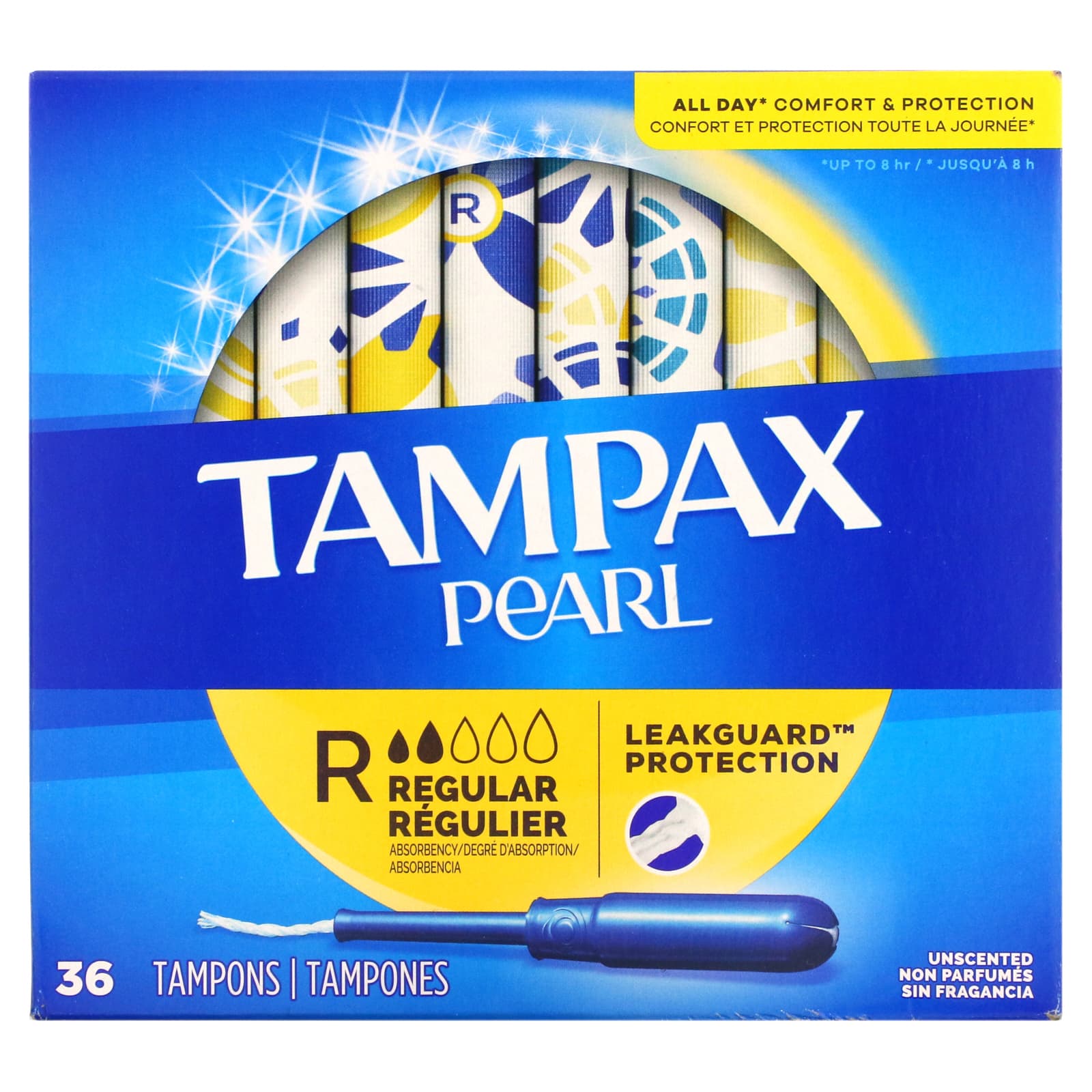 Tampons Tampax regular, 36 tampons