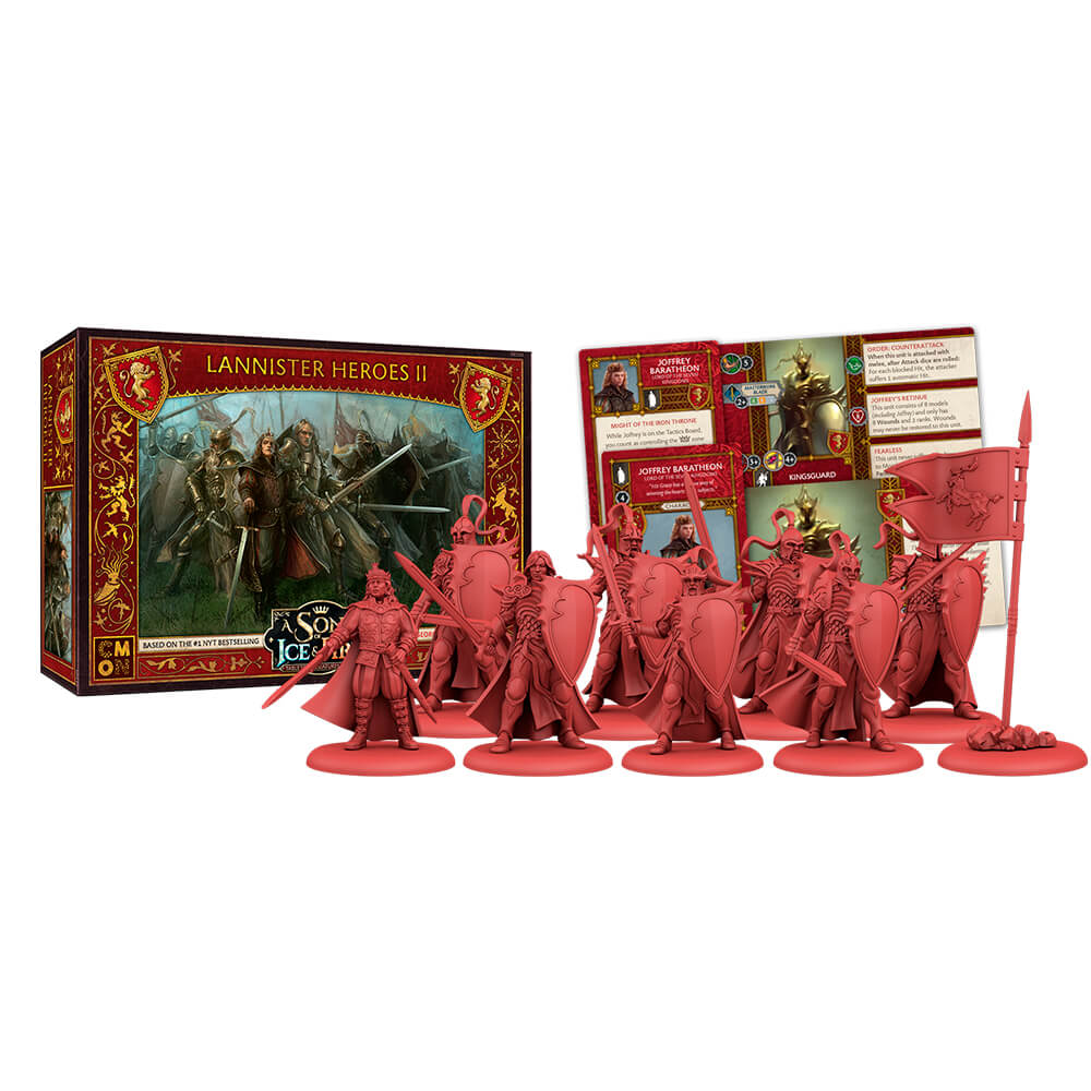 Additional set to CMON A Song of Ice and Fire Tabletop Miniatures Game, Lannister Heroes Set II