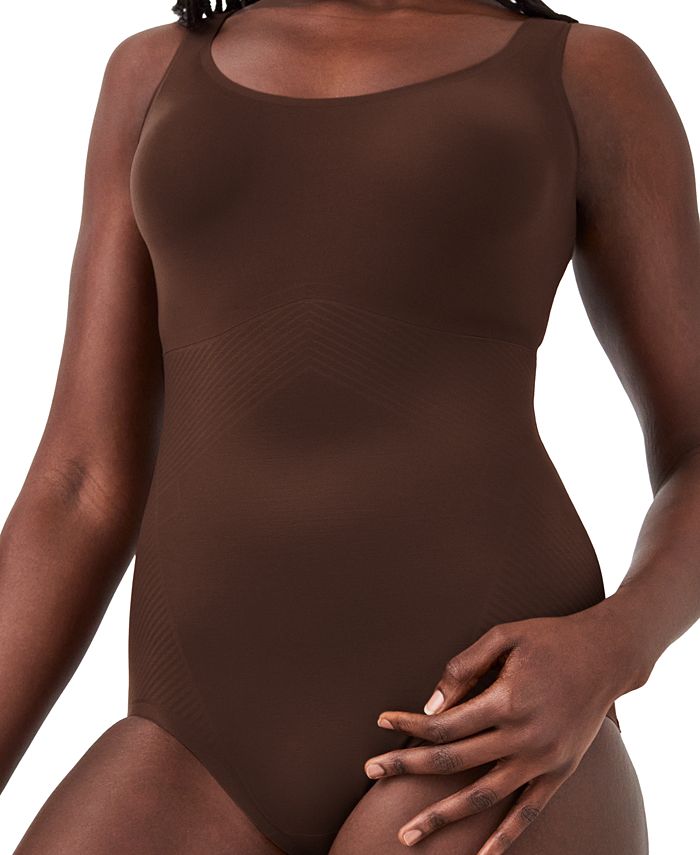 ملابس داخلية نسائية من Thoughts Bodysuit 2.0 Tank Panty 10348R SPANX، بني كستنائي