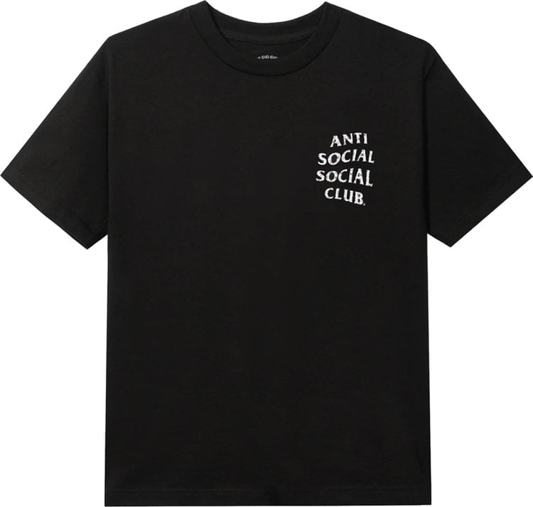 Anti Social Social Club x Case Study Flag Tee 'Black', black