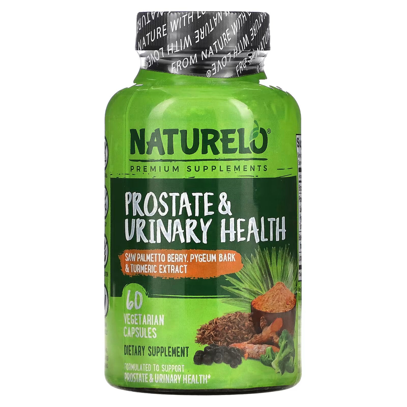 NATURELO, Prostate & Urinary Tract Health, 60 Vegetarian Capsules