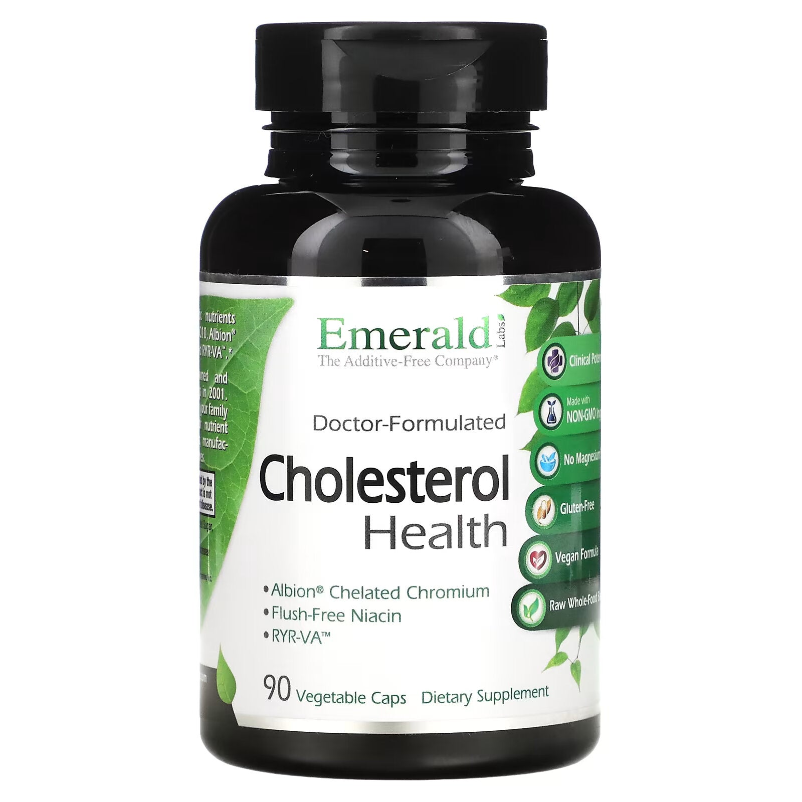 Emerald Laboratories, Cholesterol Health, 90 Vegetarian Capsules