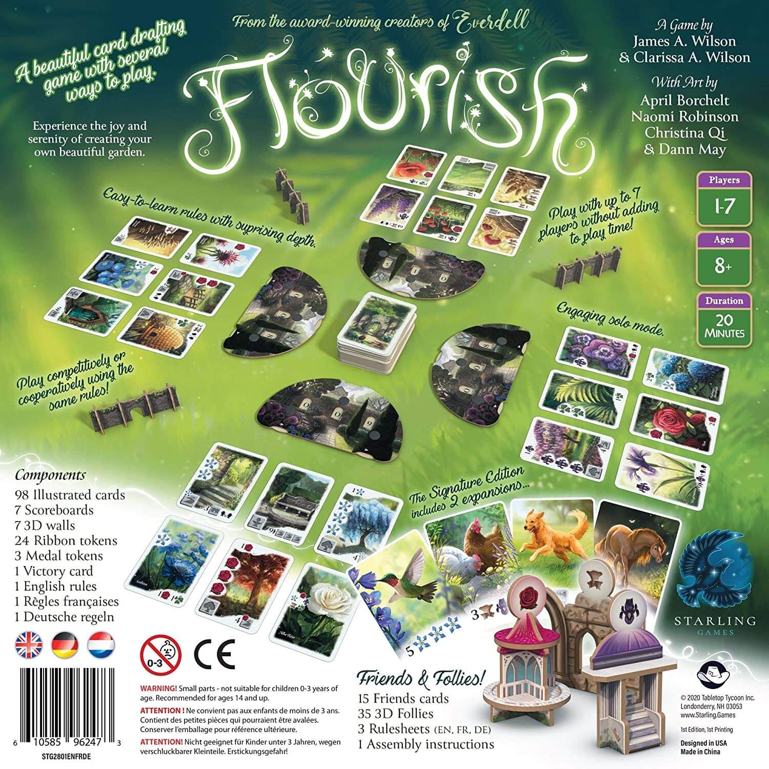 Board game Starling Games Flourish: Signature Edition