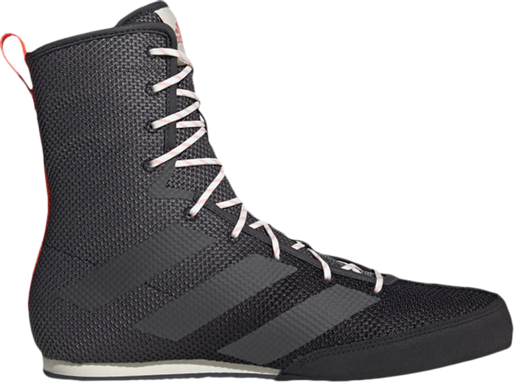 Adidas Box Hog 3 'Black Solar Red' sneakers, black