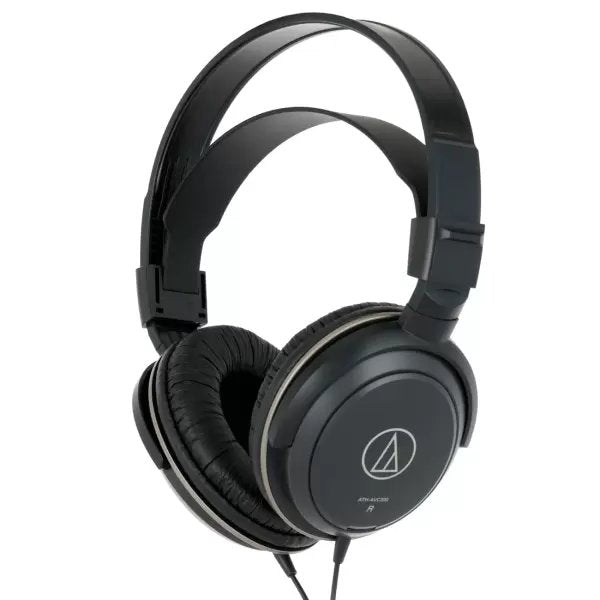 سماعات مراقبة Audio-Technica ATH-AVC200، باللون الأسود