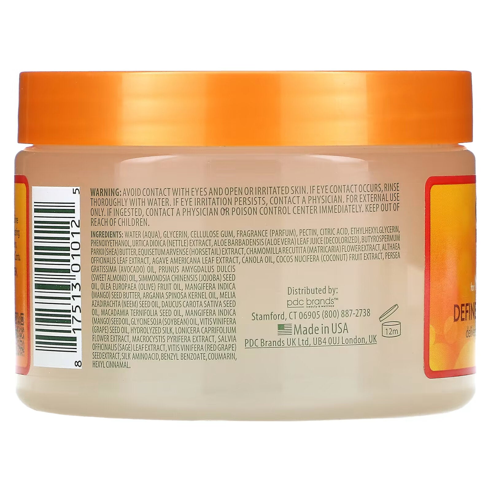 Cantu , Shea butter for natural hair Shine & Shine Custard, 12 oz (340 g)