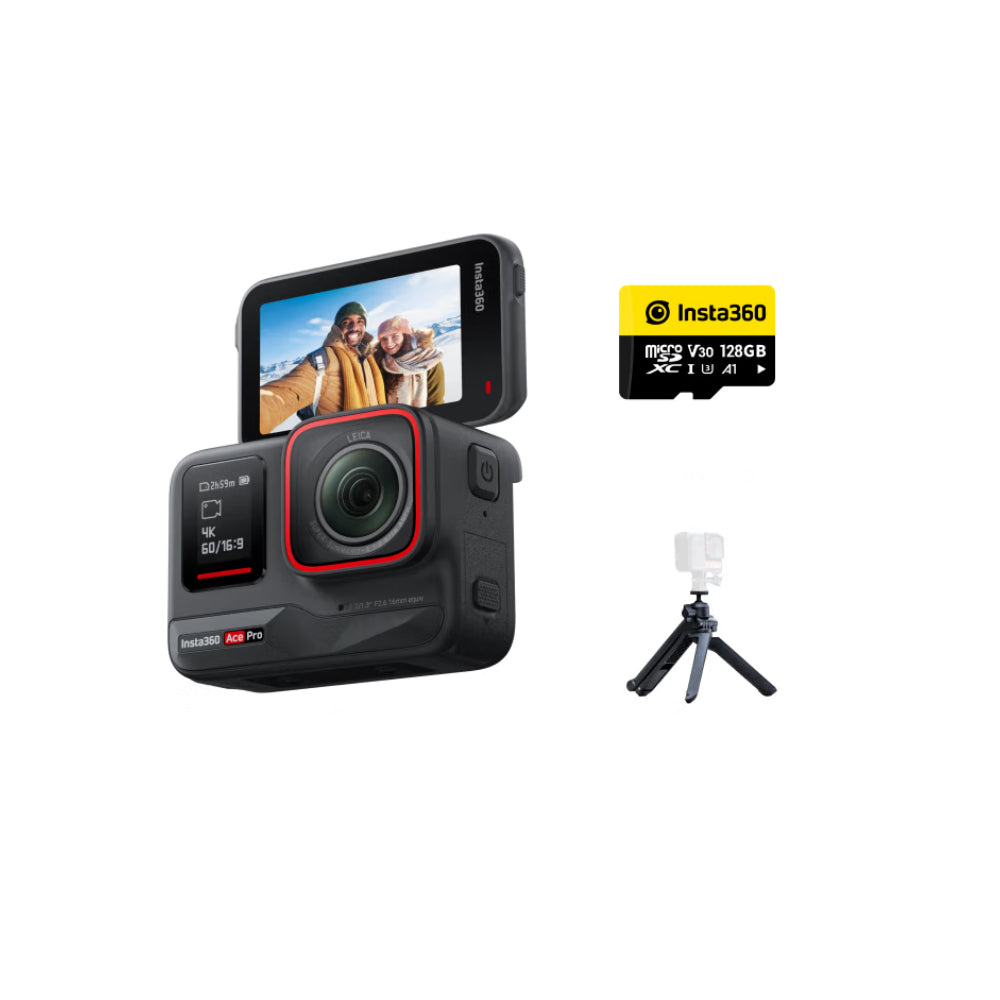 Action camera Insta360 Ace Pro, Vlog set, black