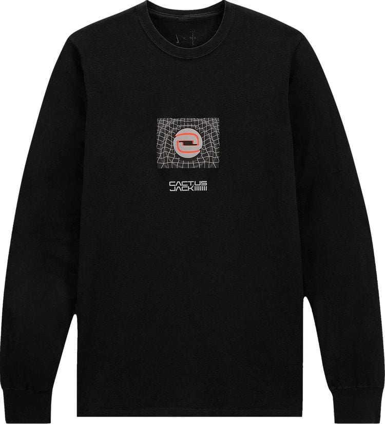 Cactus Jack by Travis Scott x Nike NRG BH Long-Sleeve Tee 'Black', black