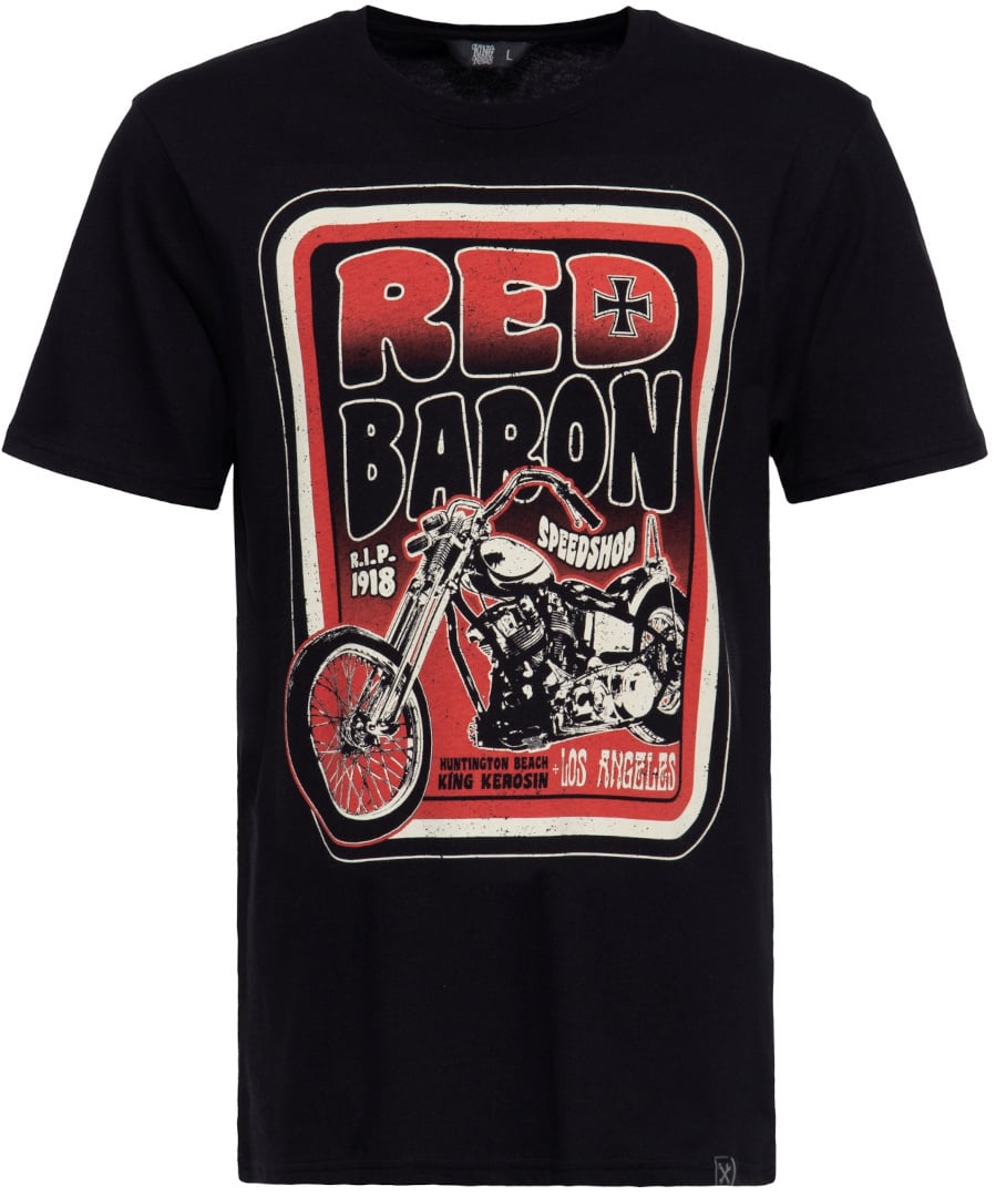 تي شيرت King Kerosin Red Baron Speedshop