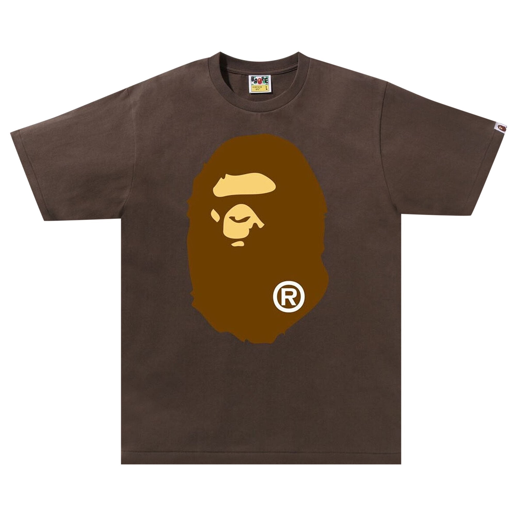 BAPE Big Ape Head T-shirt, brown