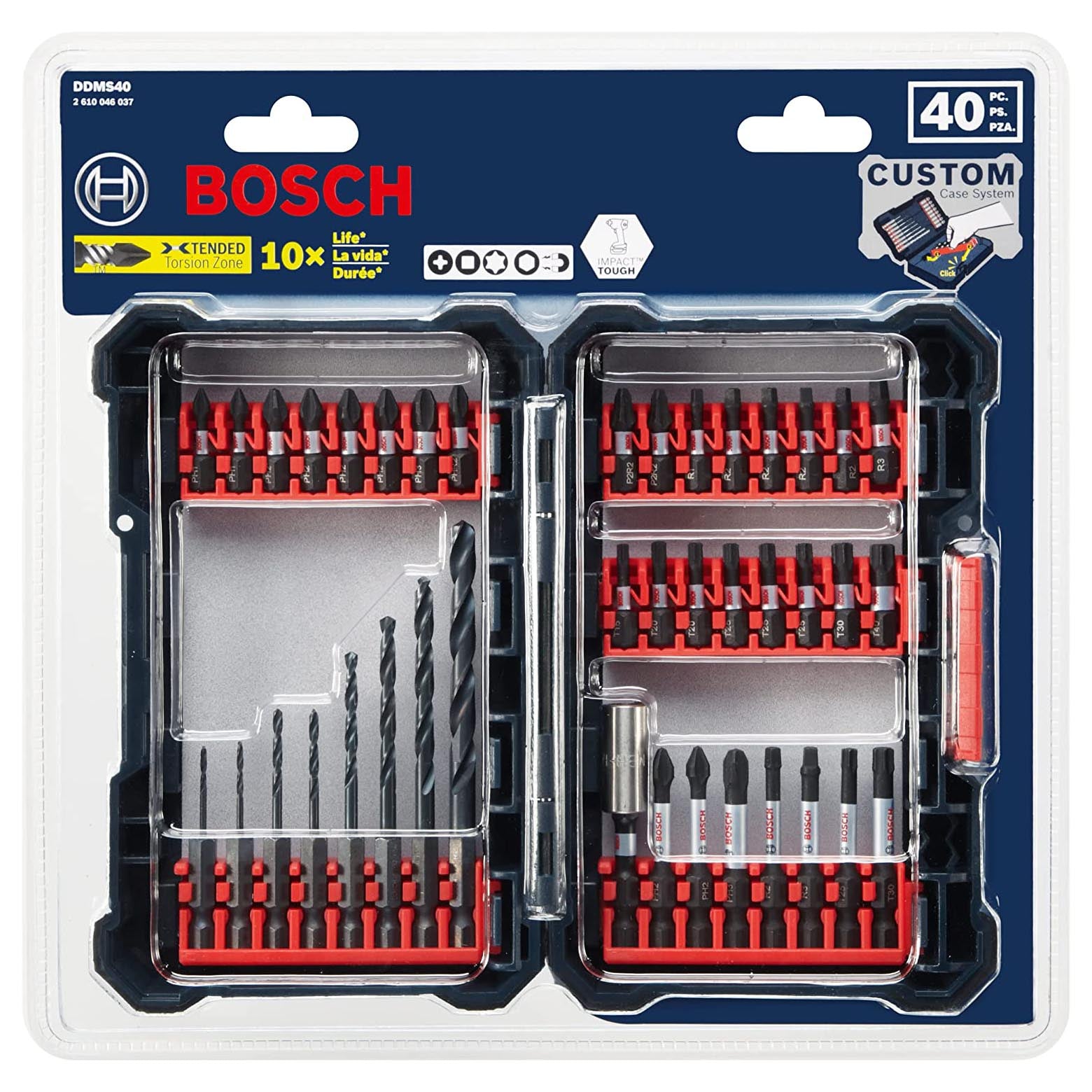 Bit set Bosch DDMS40, 40 pieces