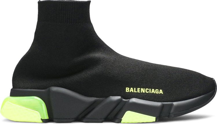 حذاء Balenciaga Speed ​​Trainer Clear Sole - أسود وأصفر وزهري