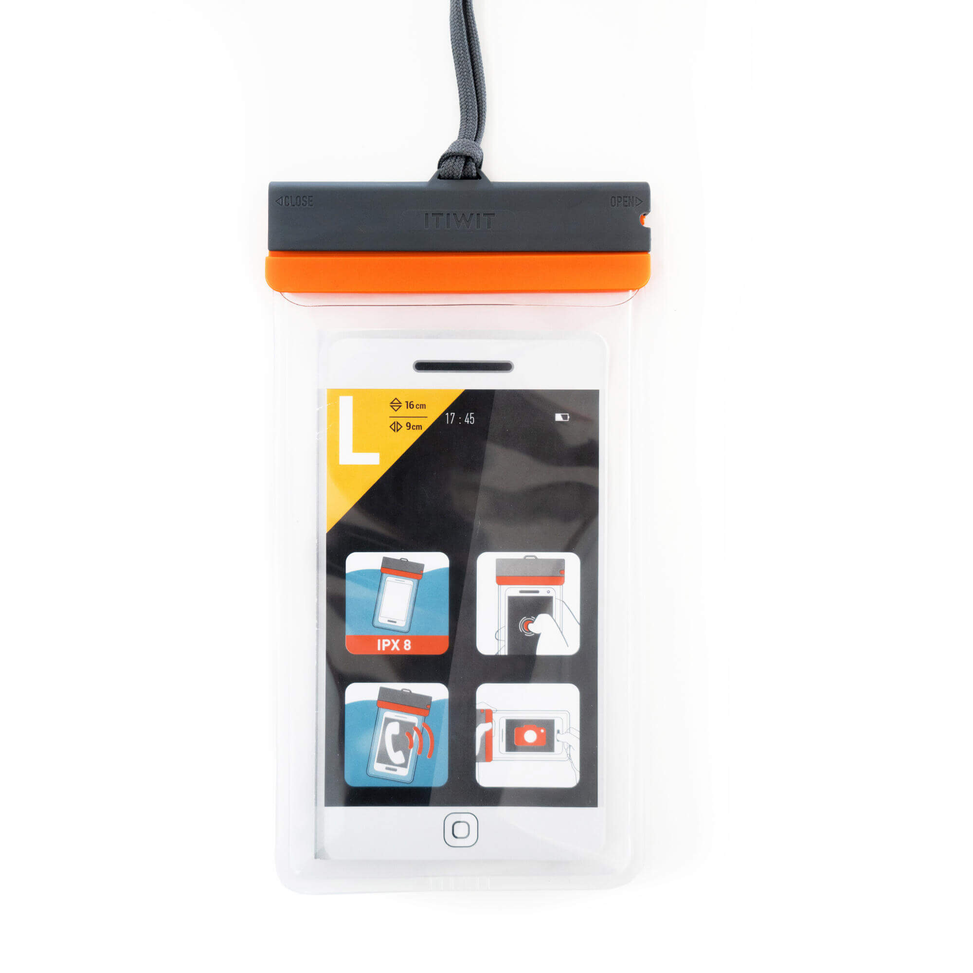 Waterproof smartphone case Itiwit Smartphone Hülle Gr. L wasserdicht IPX8