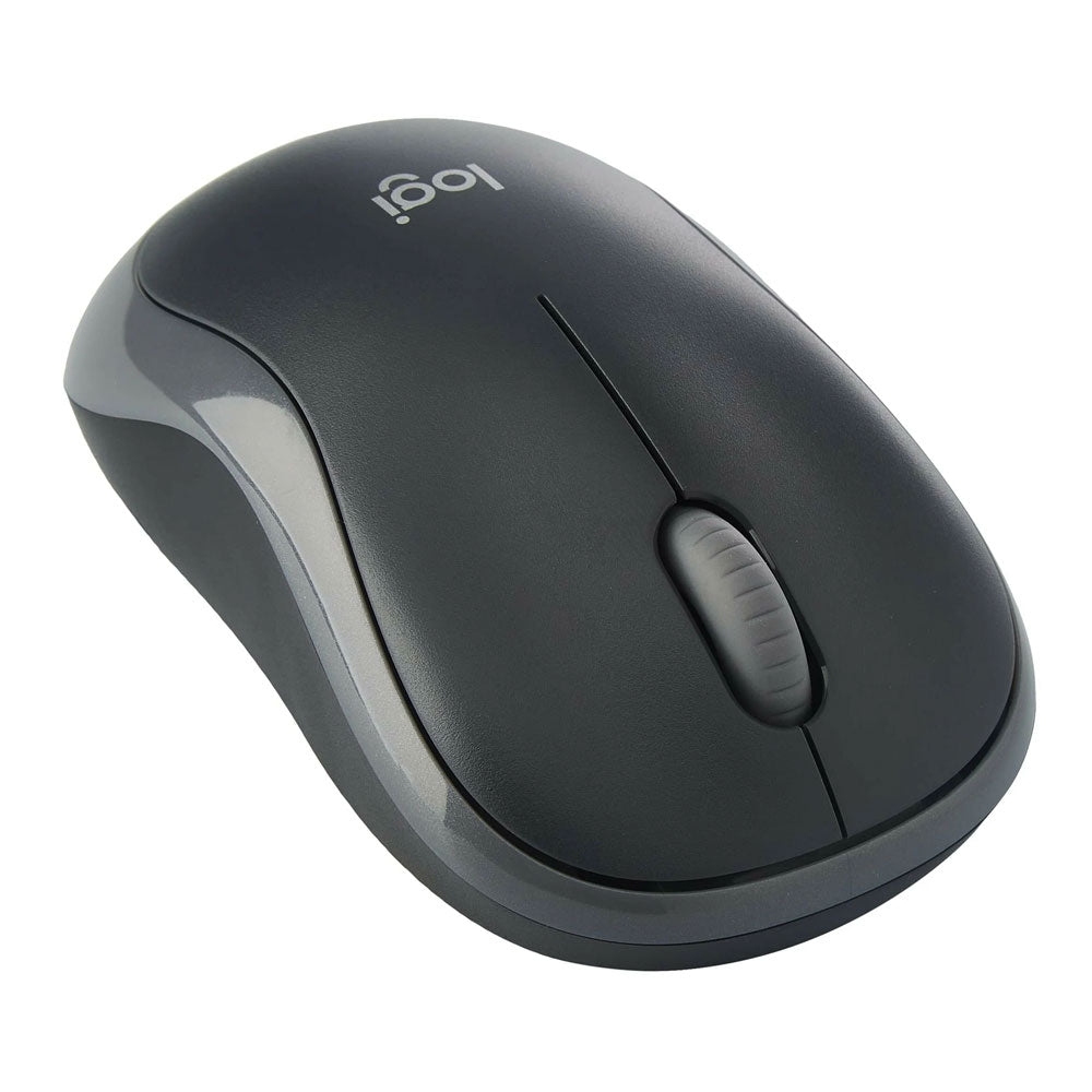 Logitech M185 Wireless Mouse, grey-black