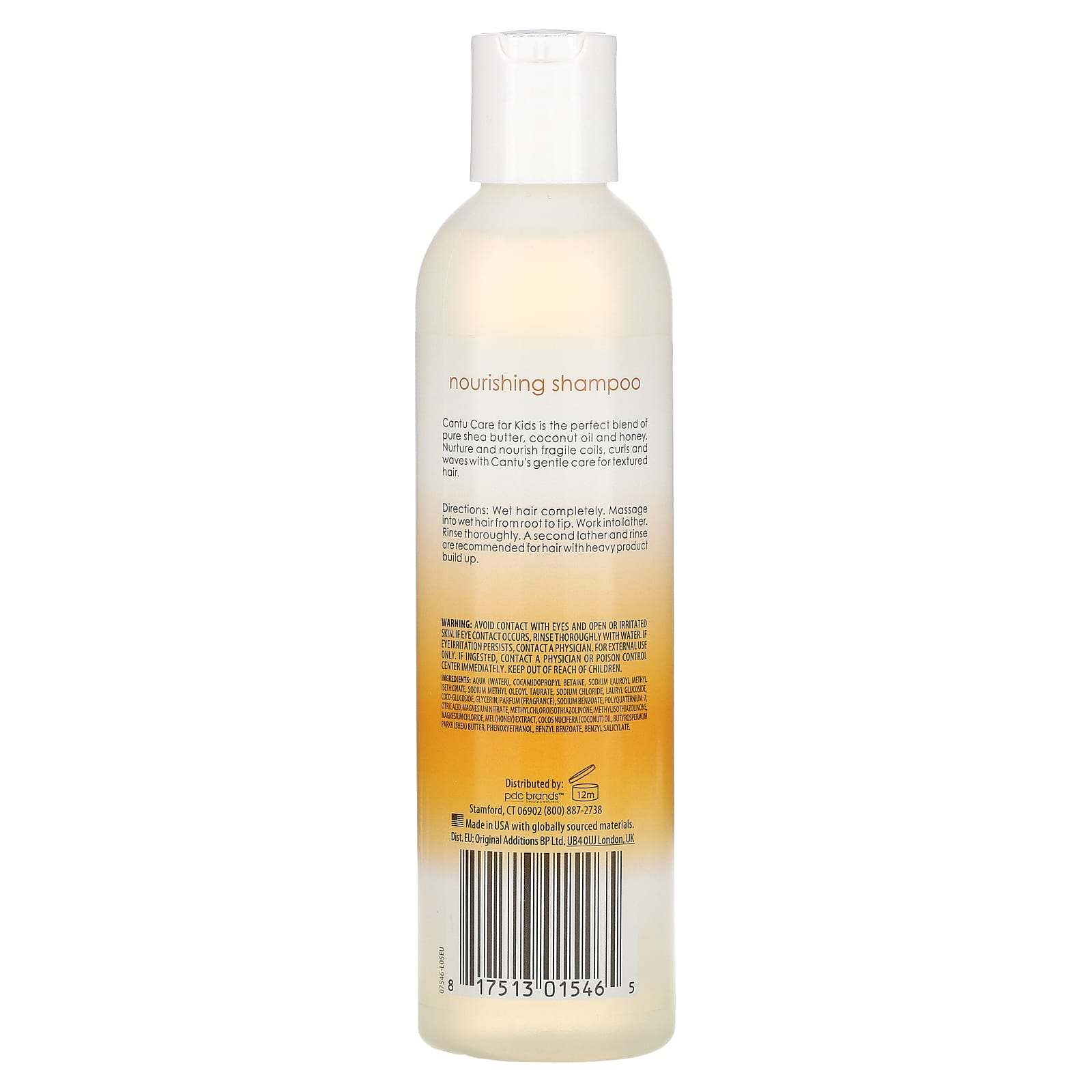 Nourishing Cantu Shampoo without tears, gentle care for textured hair, 237 ml