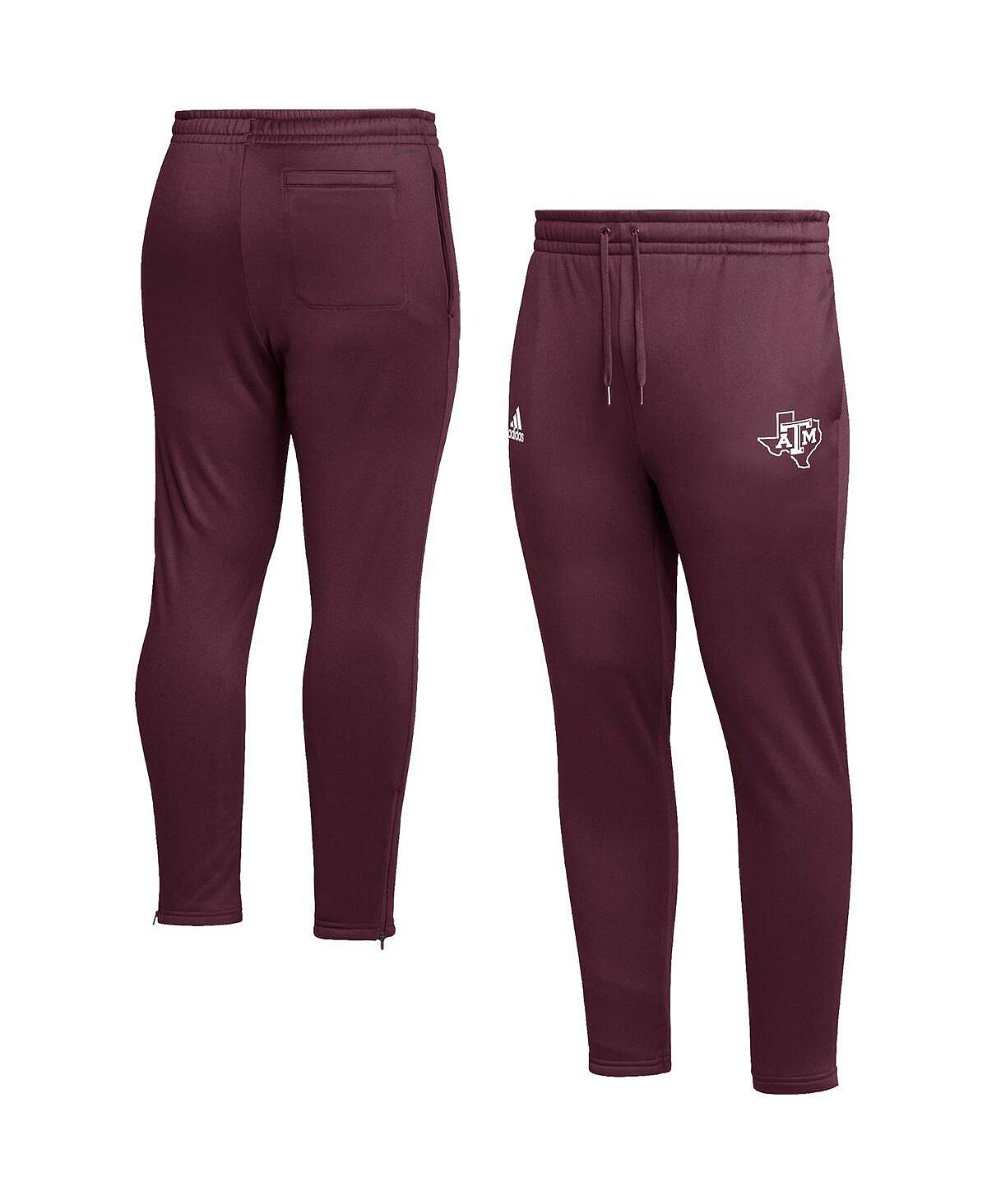 adidas maroon texas a&m aggies aeroready men's tapered trousers