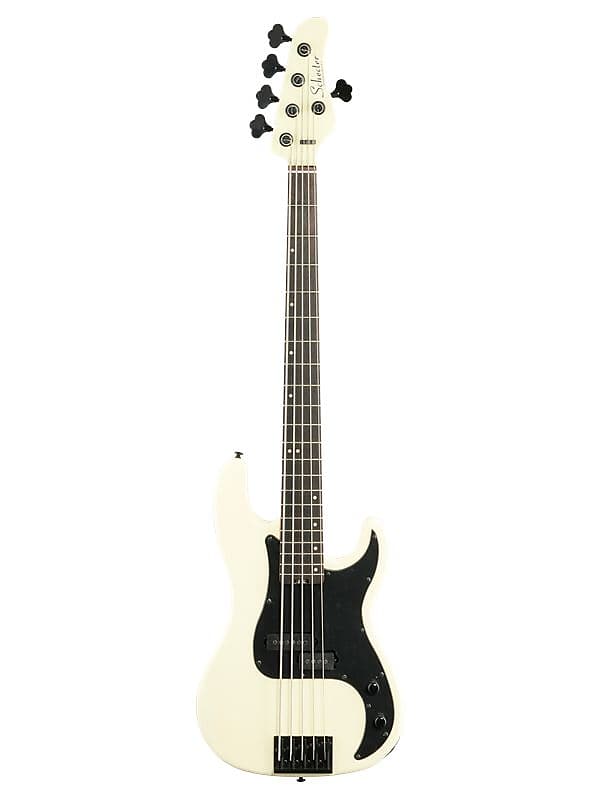 Schecter P-5 5-String Bass Guitar Ivory P5 IVO