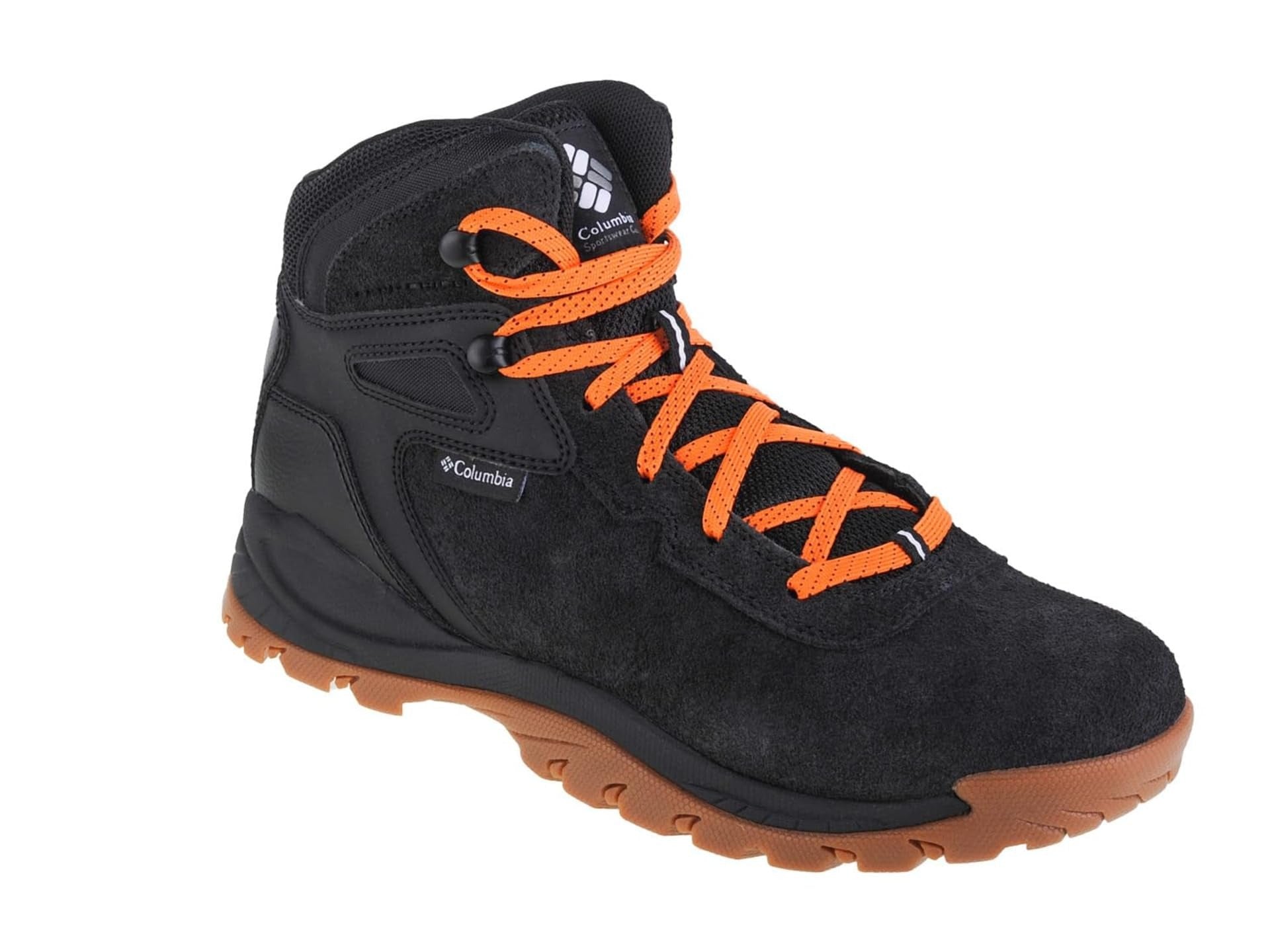 Columbia Newton Ridge BC Hiking Boots, Black/Bright Orange