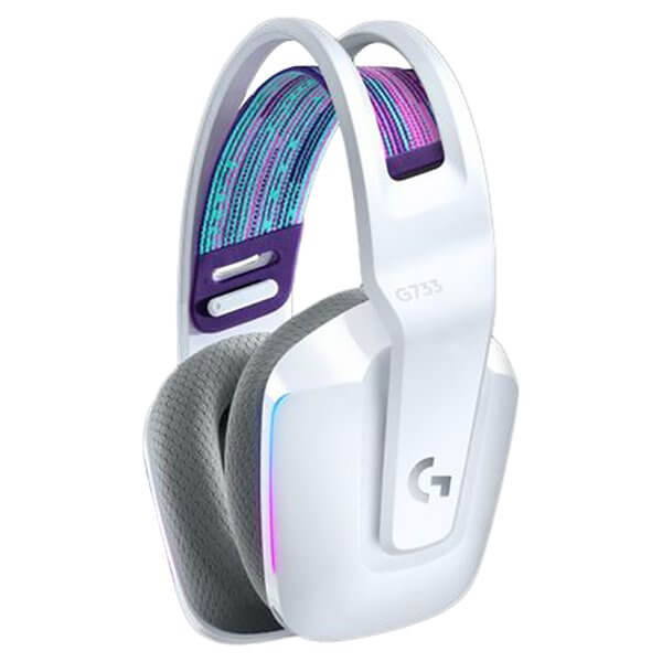 Logitech G733 gaming headphones, white