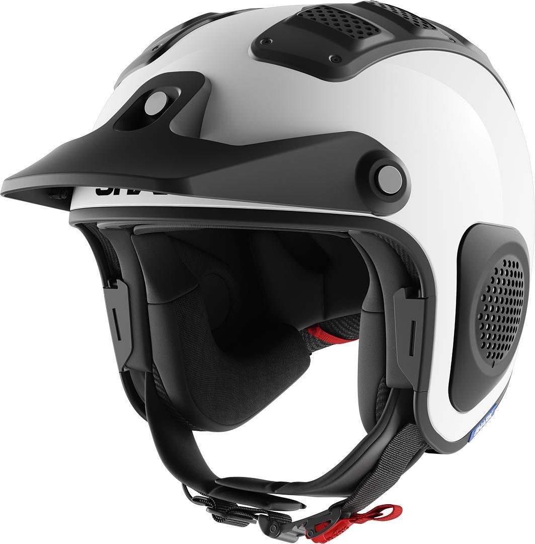 Shark ATV-Drak Blank helmet waterproof, white