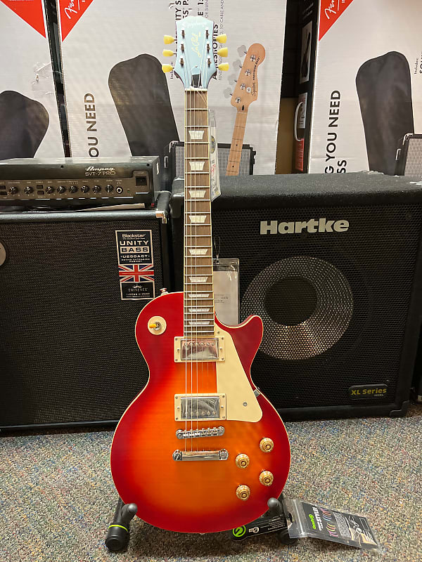 جيتار Epiphone Les Paul Standard Aged Dark Cherry Burst موديل 1959 مع علبة