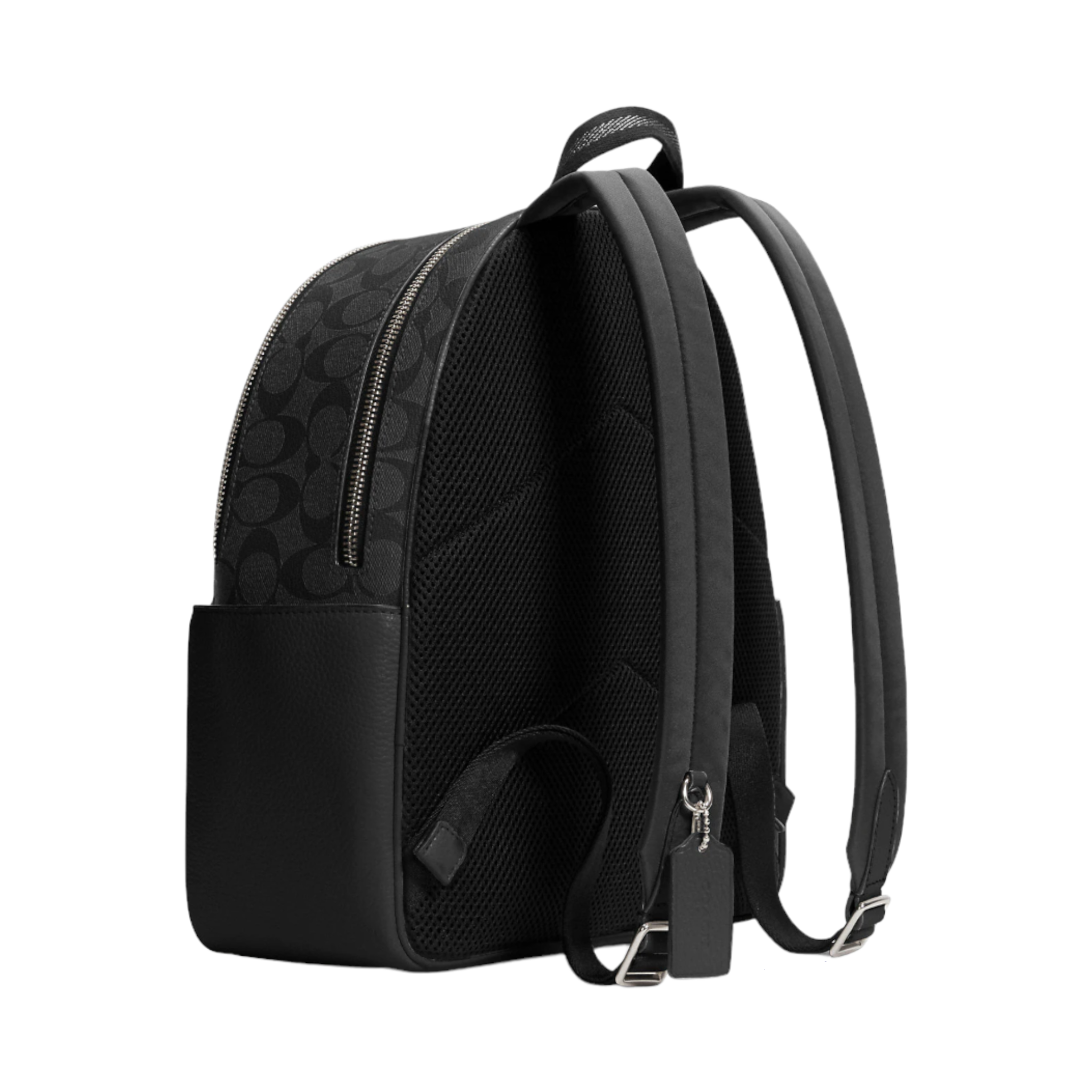 Backpack Coach Court In Signature Canvas, black