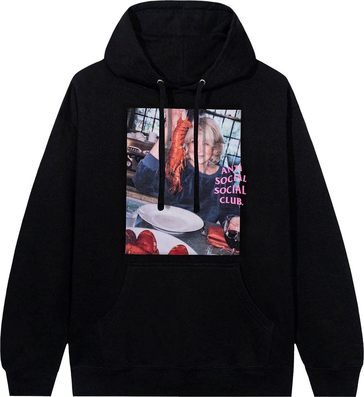 Anti Social Social Club x Martha Stewart Lobster Hoodie 'Black'