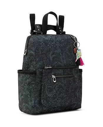 Sakroots Recycled Loyola Convertible Backpack, black