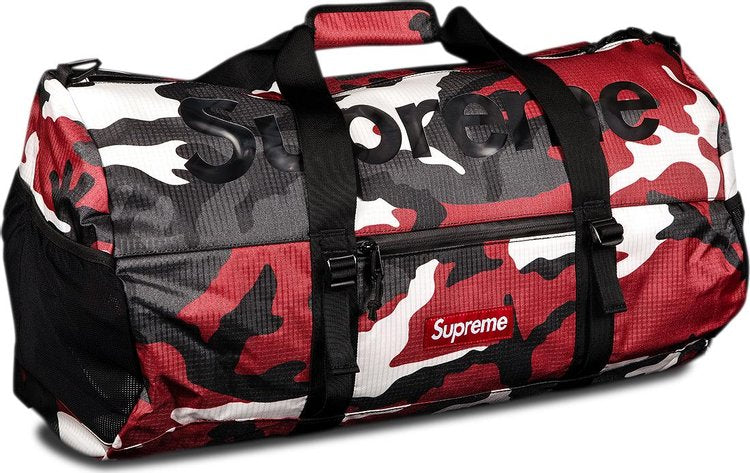 Supreme Duffle Bag Red Camo, red