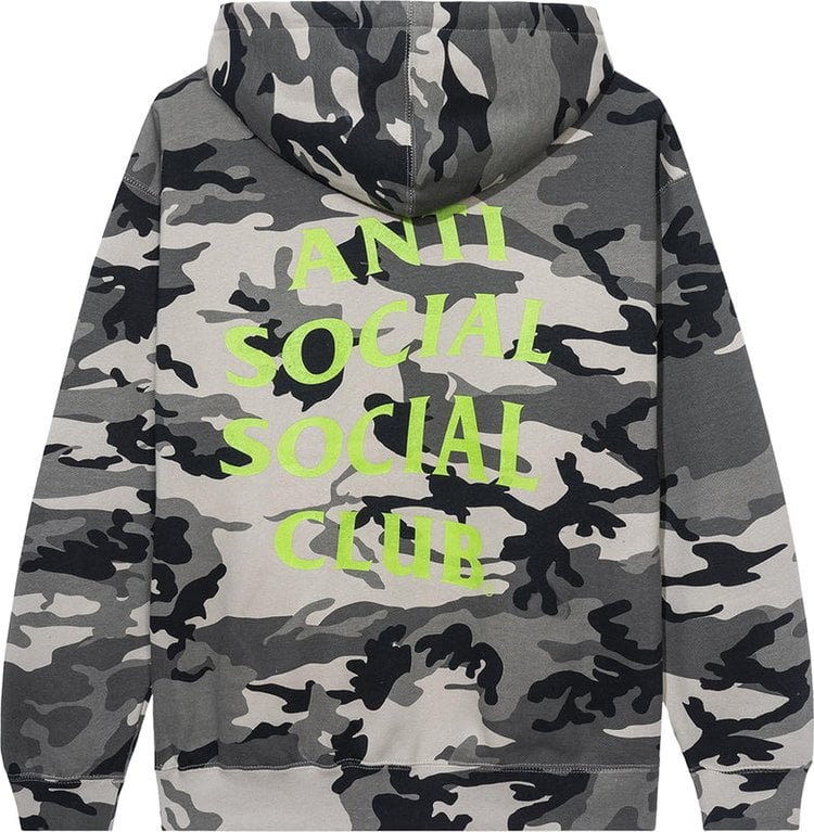 Anti Social Social Club Hoodie :) * :( Ice Camo Hoodie 'Camo', multicolor