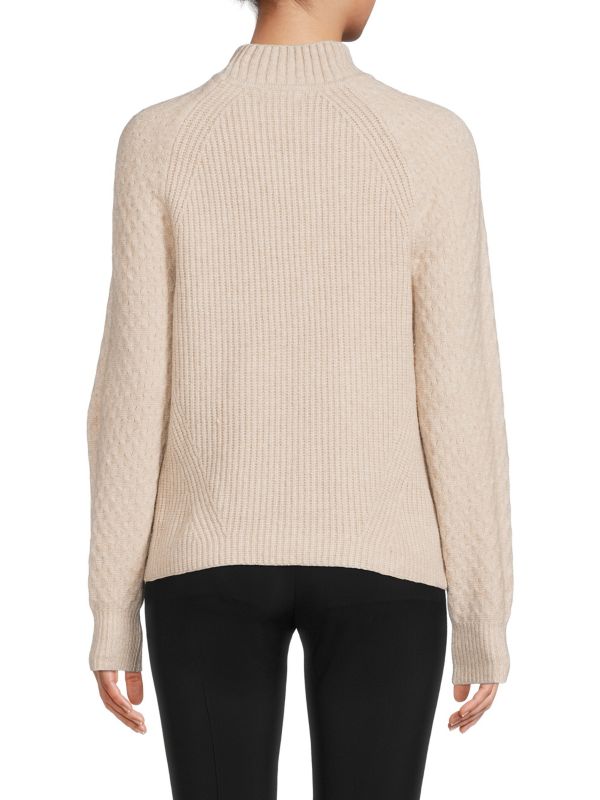 Calvin Klein knitted sweater with raglan sleeves, beige